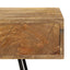 skrivebord med skuffer massivt mangotræ 110 x 50 x 76 cm
