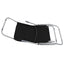 foldbare liggestole 2 stk. textilene sort