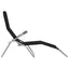 foldbare liggestole 2 stk. textilene sort