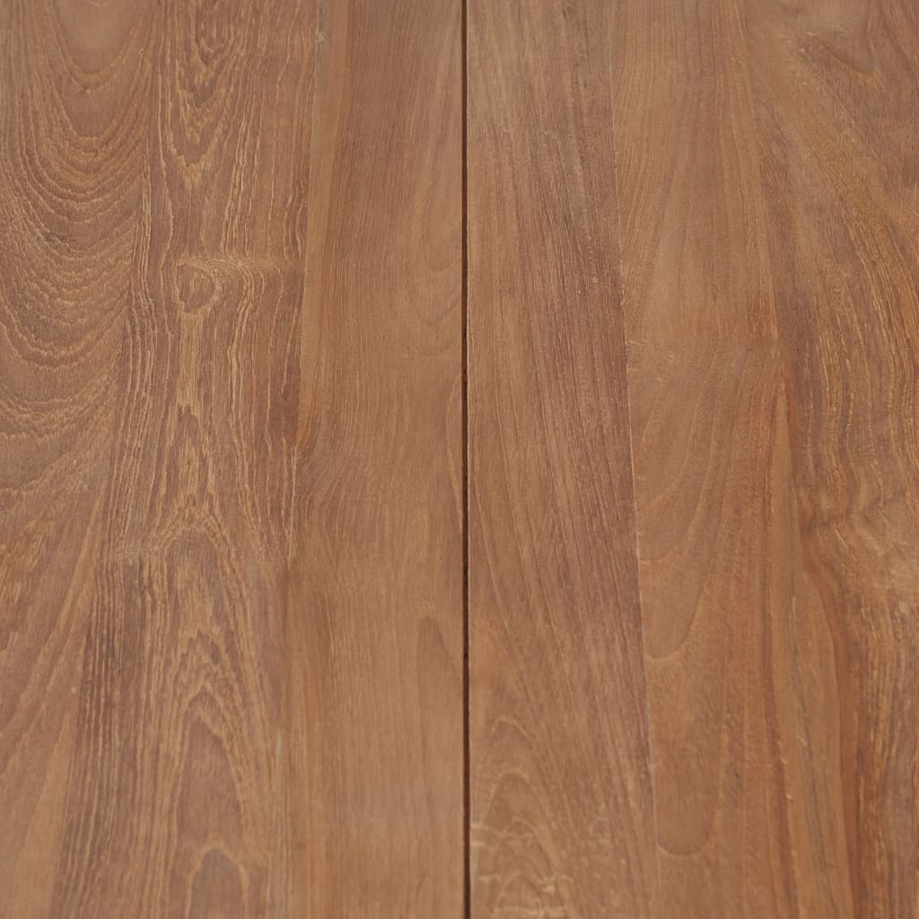sofabord i massivt teaktræ med naturlig finish 60 x 60 x 40 cm