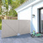 sammenklappelig sidemarkise til terrasse cremefarvet 300 x 150 cm