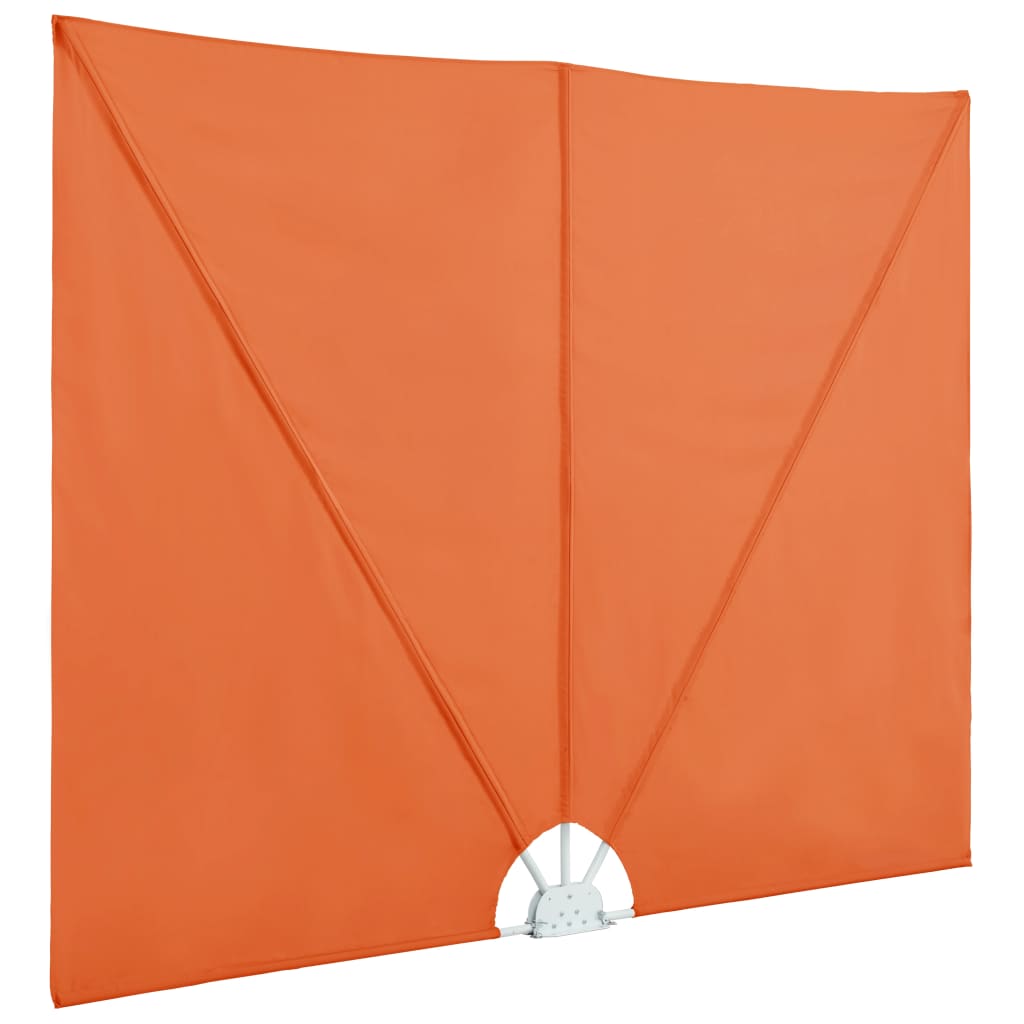 sammenklappelig sidemarkise til terrasse terracotta 240 x 160 cm