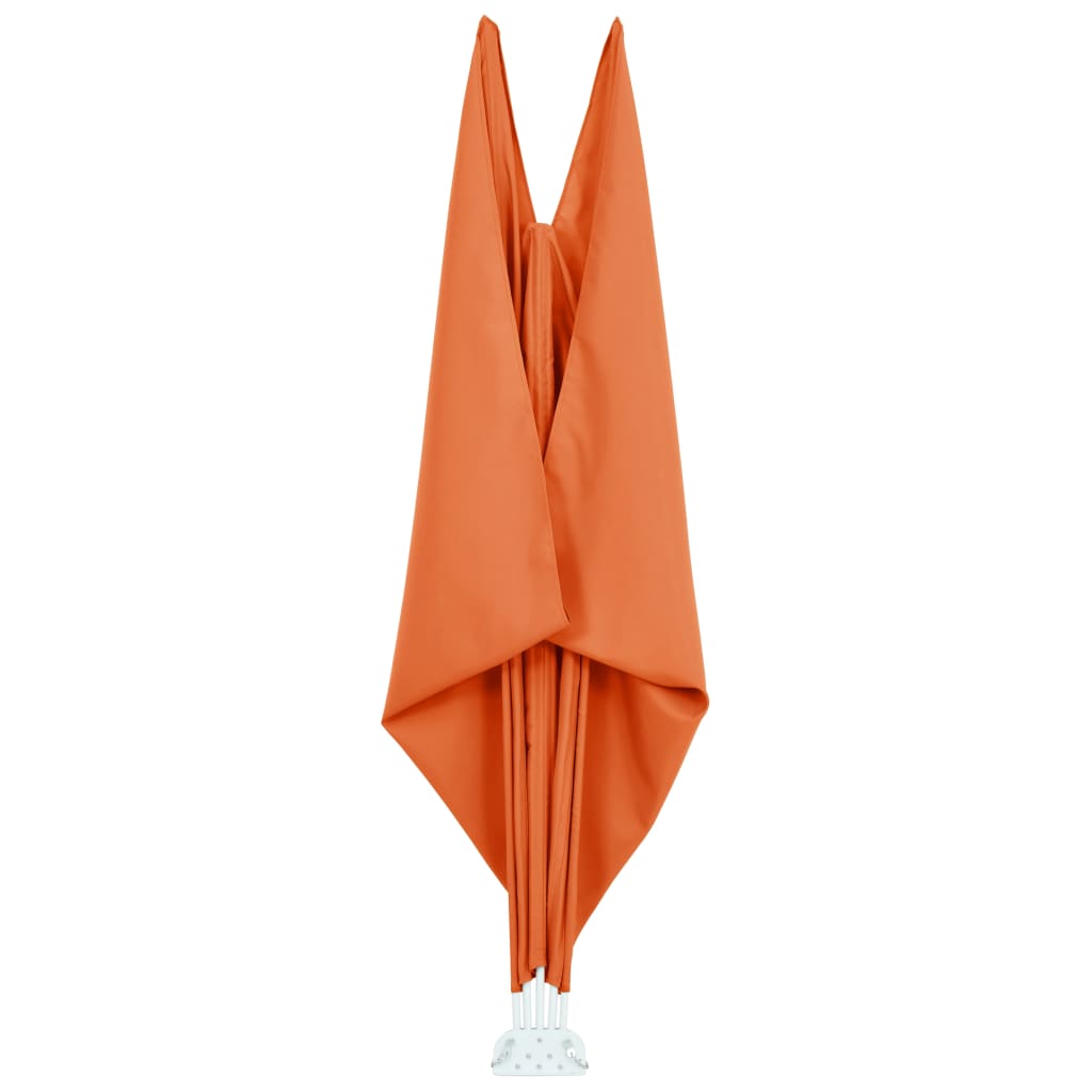 sammenklappelig sidemarkise til terrasse terracotta 300 x 150 cm