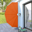 sammenklappelig sidemarkise til terrasse terracotta 200 cm