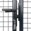 havelåge i net galvaniseret stål 300x175 cm grå