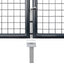 havelåge i net galvaniseret stål 300x175 cm grå