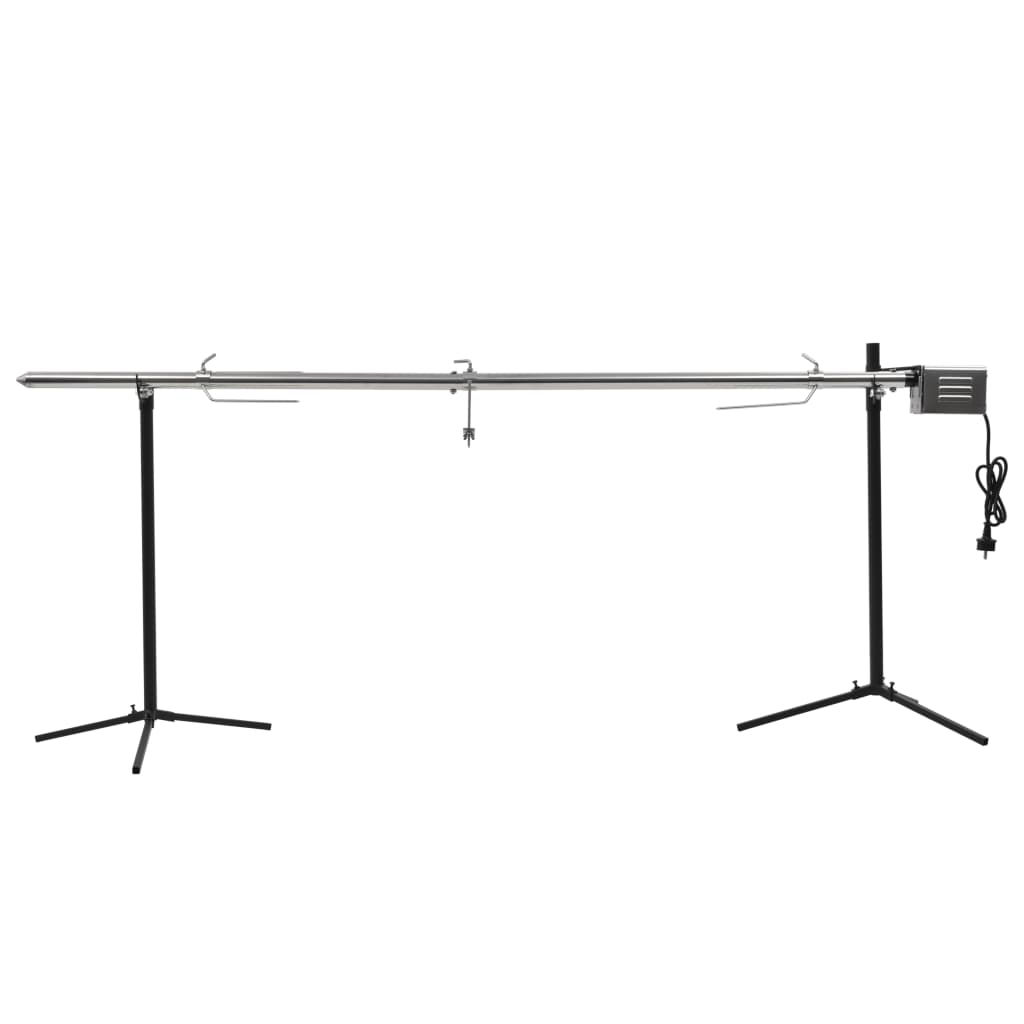 automatisk grill med motor rustfrit stål 207 x 45 x 81 cm billede