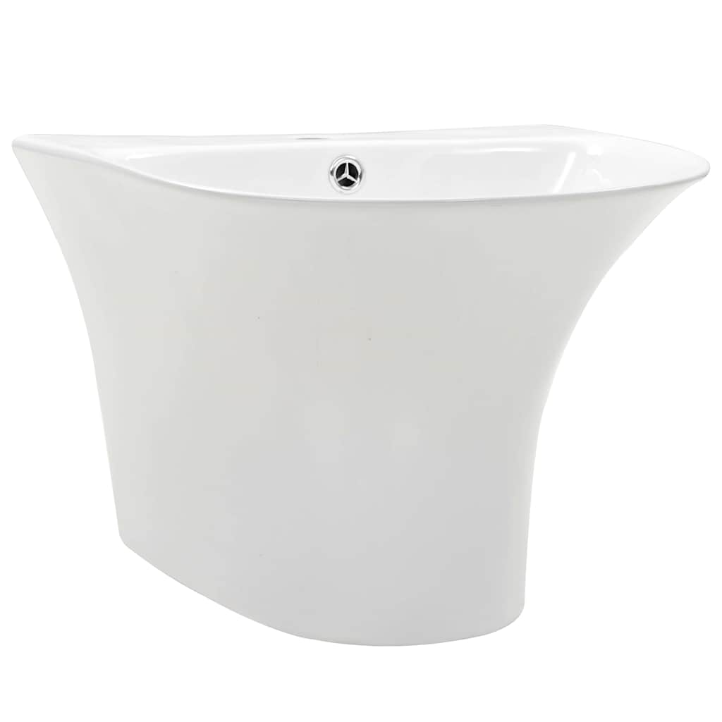 Vask Hvid 47 x 45 x 37 cm Glaseret Keramik