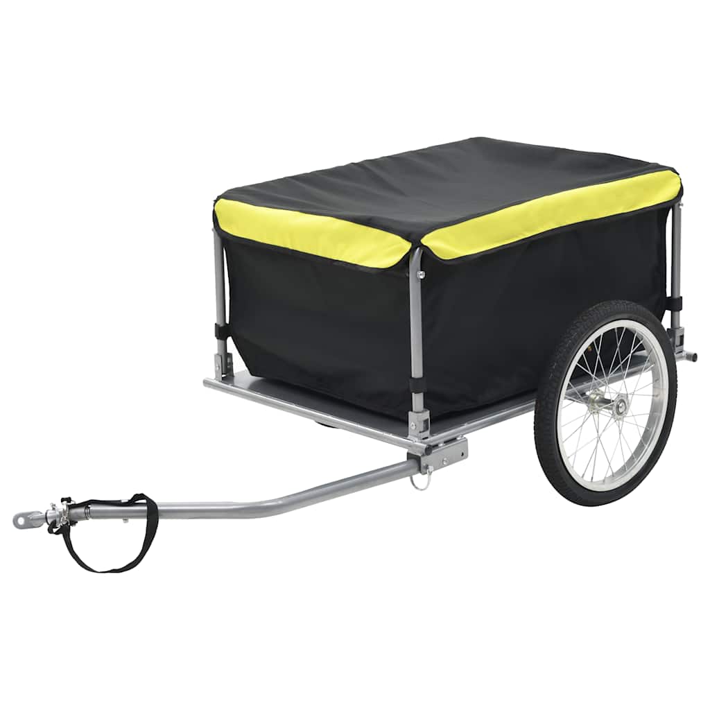 cykelvogn 65 kg sort og gul billede