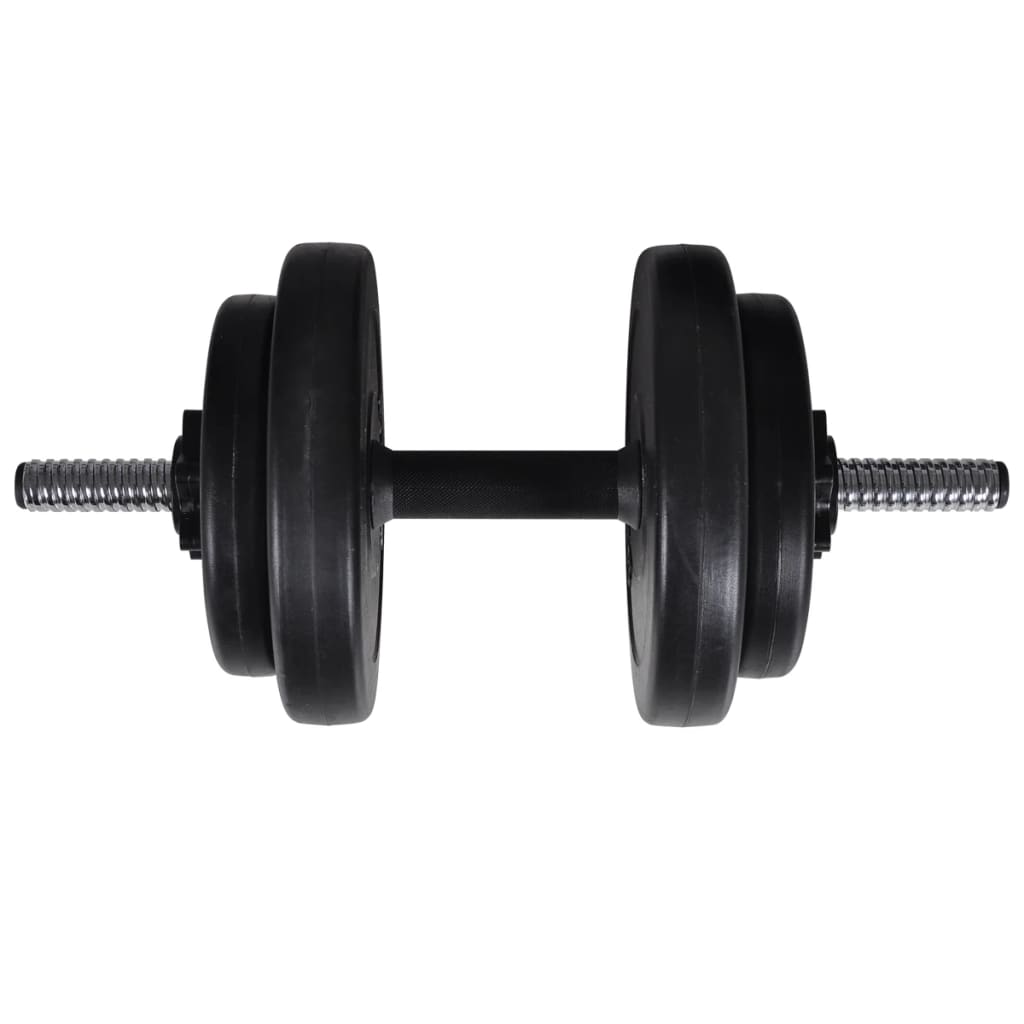 vægtstang- og squat-stativ med vægtstang- og håndvægtsæt 60,5kg