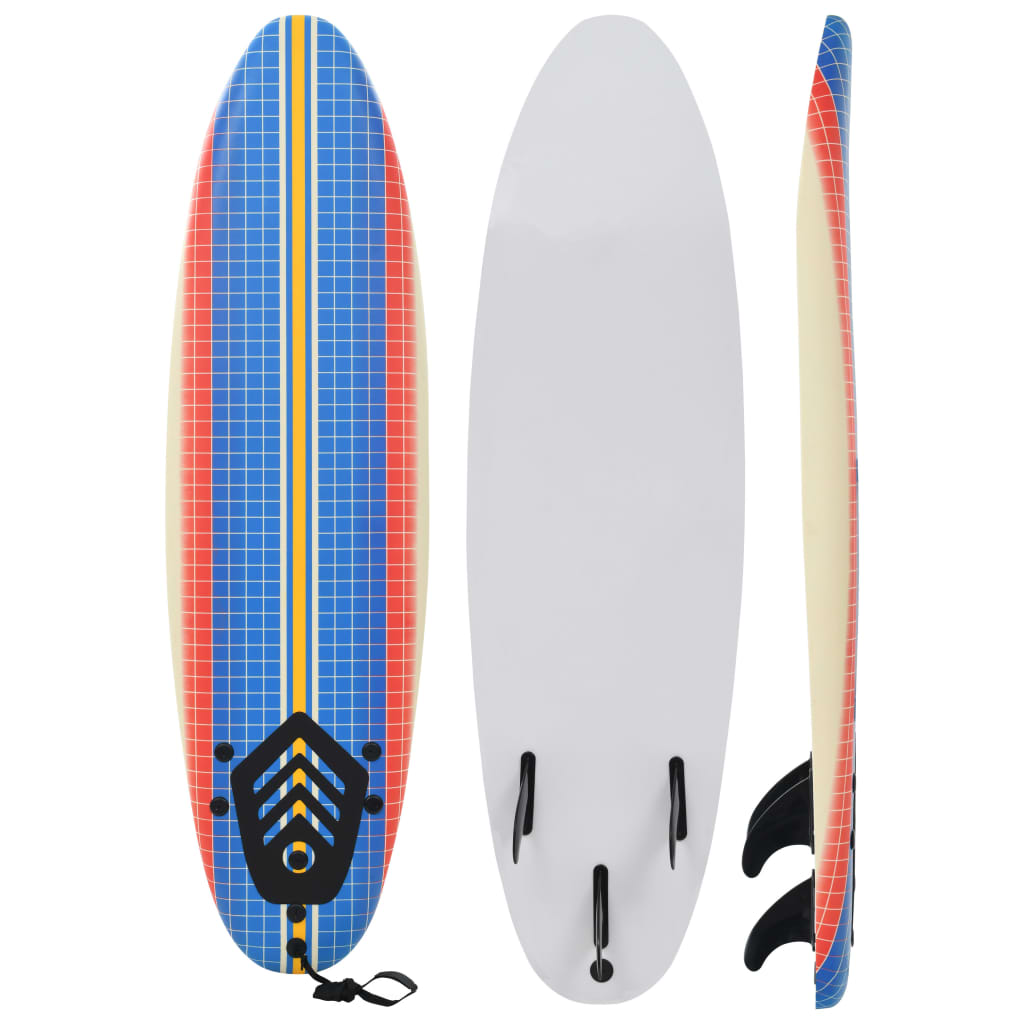 surfboard 170 cm mosaik billede