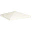 pavillontopdække 310 g/m² 3 x 3 m cremehvid