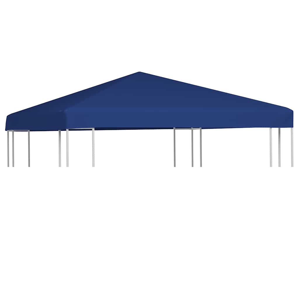 pavillontopdække 310 g/m² 3 x 3 m blå billede