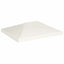 pavillontopdække 310 g/m² 4 x 3 m cremehvid