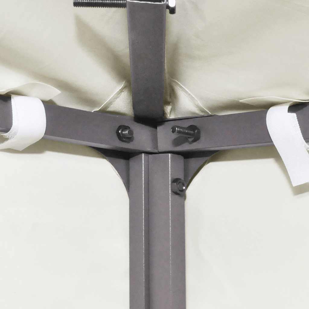 pavillontopdække 310 g/m² 4 x 3 m cremehvid