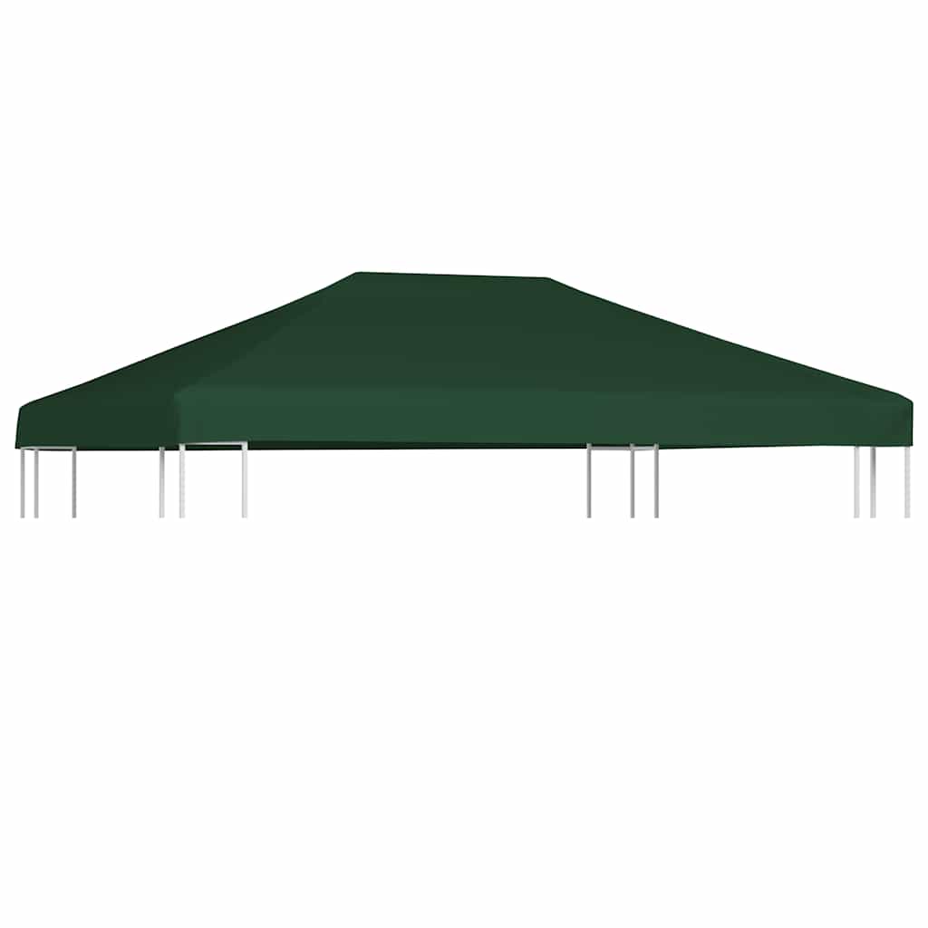 pavillontopdække 310 g/m² 4 x 3 m grøn billede