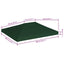 pavillontopdække 310 g/m² 4 x 3 m grøn