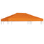 pavillontopdække 310 g/m² 4 x 3 m orange