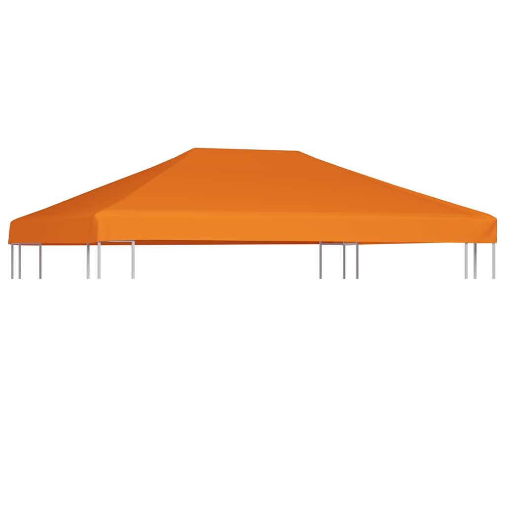 pavillontopdække 310 g/m² 4 x 3 m orange billede