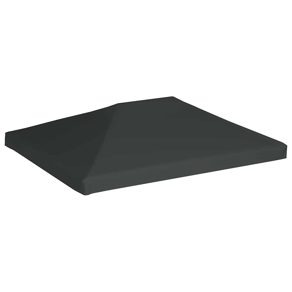 pavillontopdække 310 g/m² 4 x 3 m grå