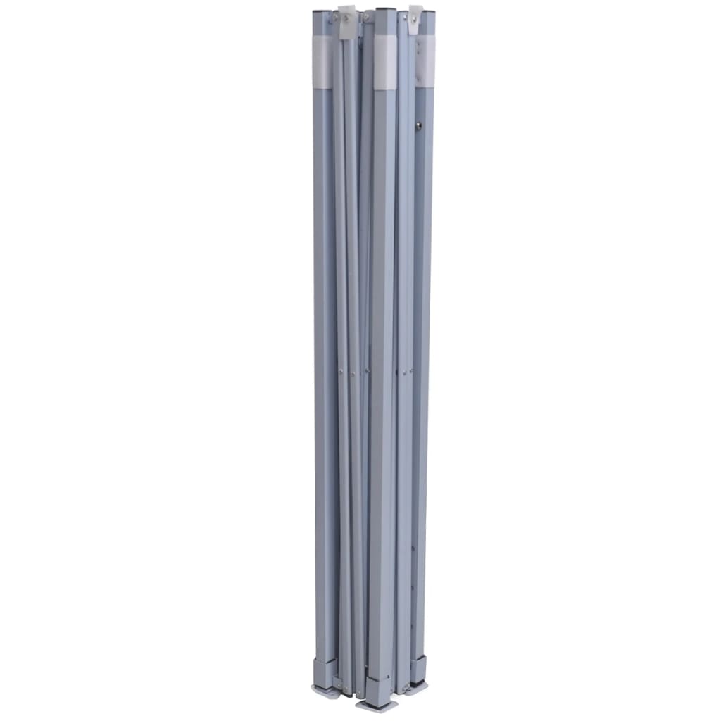 foldbart telt med 2 vægge 291x291x315 cm cremefarvet