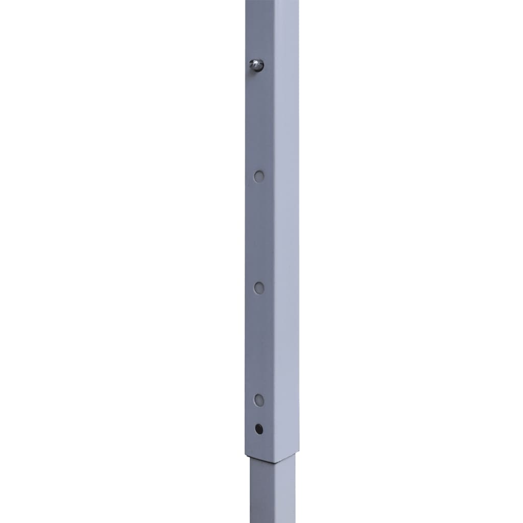 foldbart telt med 2 vægge 291x291x315 cm cremefarvet