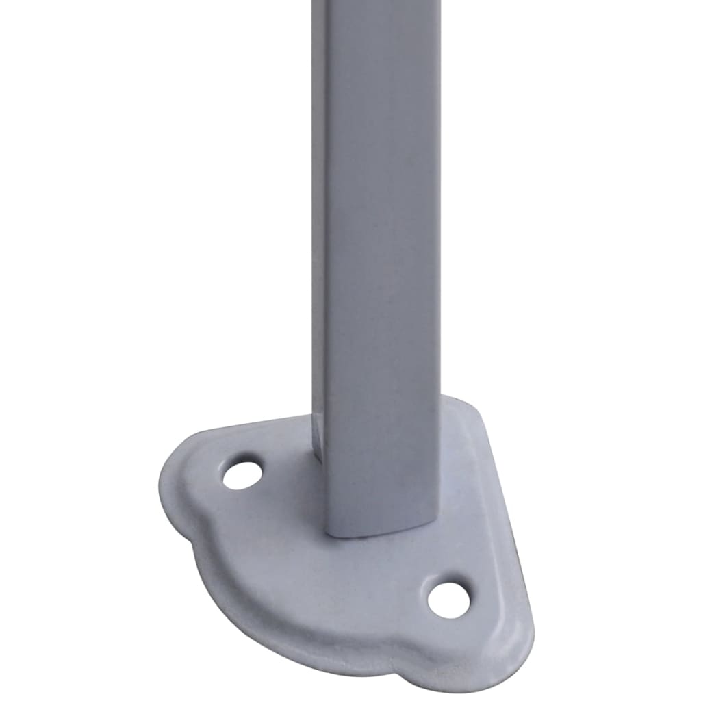 foldbart telt med 2 vægge 291x291x315 cm cremefarvet
