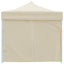 foldbart pop op-festtelt med 8 sidevægge 870x291x315 cm cremefarvet