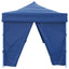 foldbart pop up-festtelt med 8 sidevægge 870x291x315 cm blå