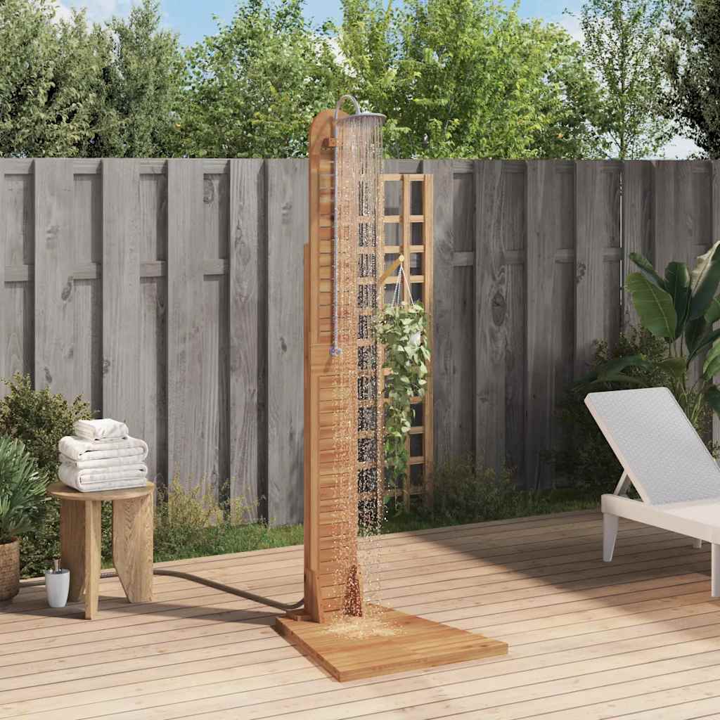 havebruser 70x75x204 cm massivt teak billede