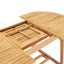 udendørs spisebordssæt 7 dele 150-200x100x75 cm  massivt teak