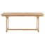 forlængeligt havebord 180-280 x 100 x 75 cm massivt teaktræ