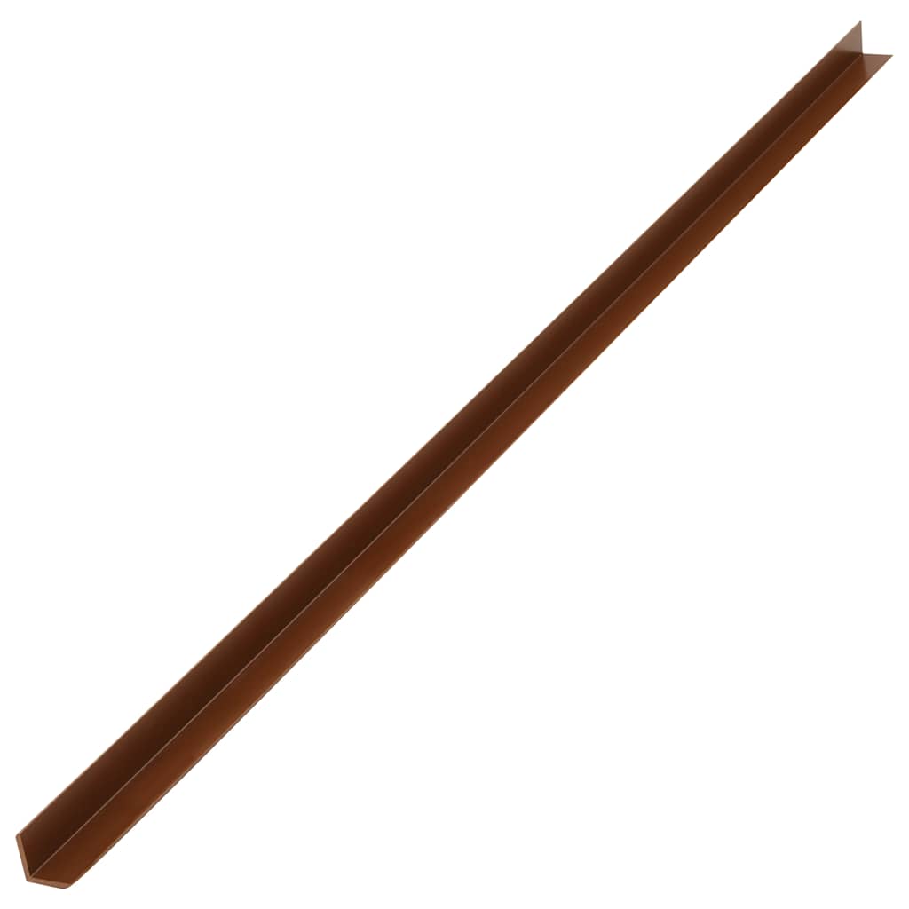 terrassevinkellister 5 stk. WPC 170 cm lysebrun