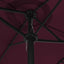 parasol 460x270 cm aluminiumsstang bordeauxrød