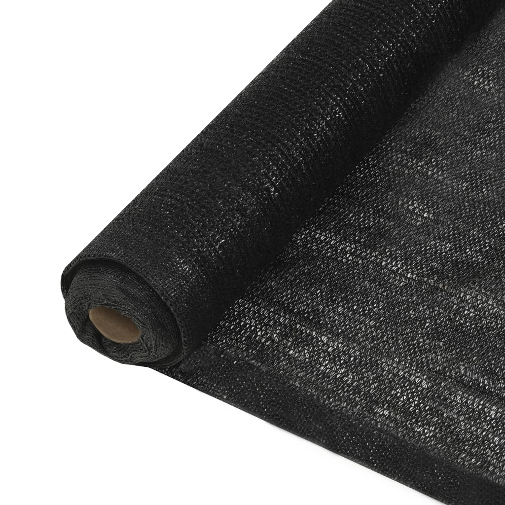 trådnetsskærm HDPE 1,5 x 25 m sort