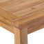 havebord 150x90x77 cm massivt teaktræ