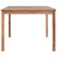 havebord 200x100x77 cm massivt teaktræ