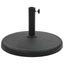 parasolfod rund polyresin 19 kg sort