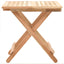 foldbart sidebord massivt valnøddetræ 50 x 50 x 49 cm