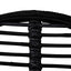spisebordsstole 6 stk. naturligt rattan sort