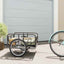 cykelanhænger 130x73x48,5 cm stål sort
