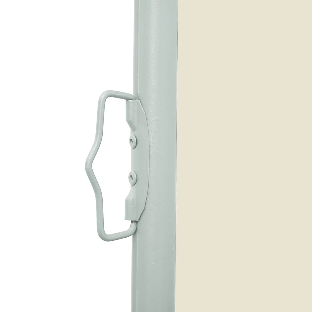 sammenrullelig sidemarkise 160 x 500 cm cremefarvet