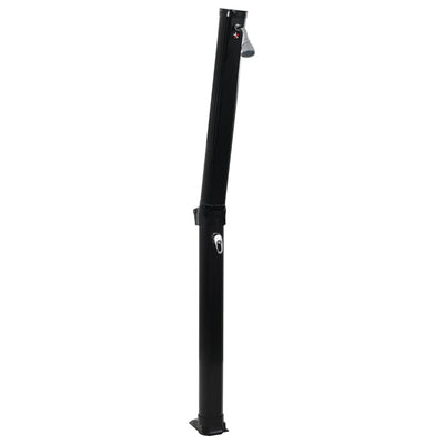 solopvarmet bruser foldbar 214 cm 23 l sort