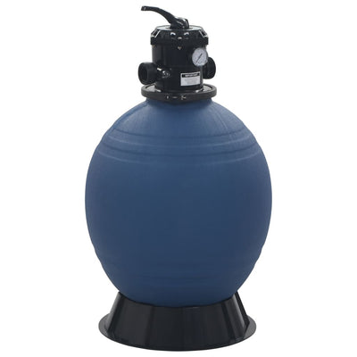 sandfilter til pool multiventil med 6 indstillinger 560 mm blå