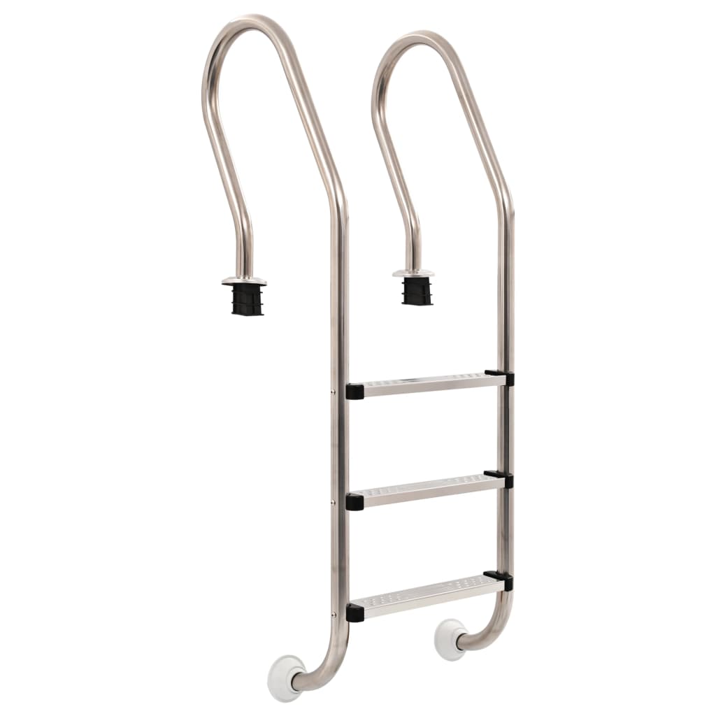 poolstige 3 trin rustfrit stål 304 120 cm billede