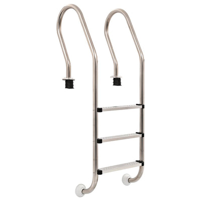 poolstige 3 trin rustfrit stål 304 120 cm