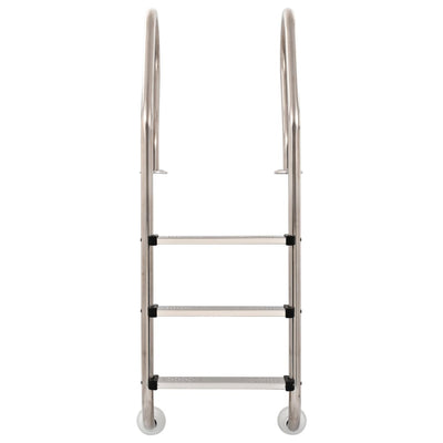 poolstige 3 trin rustfrit stål 304 120 cm