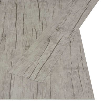 Selvklæbende Gulvplank Natur 32 pcs Vasket Eg 4,46 m² PVC