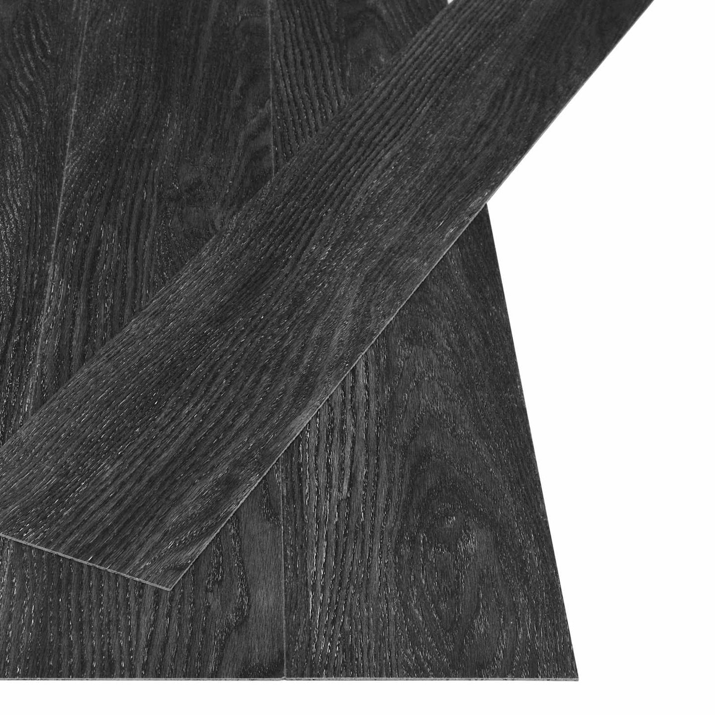 Selvklæbende Gulvplank Natur 32 pcs Antracit 4,46 m² PVC