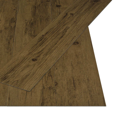 Selvklæbende Gulvplank Natur 32 pcs Naturlig Brun 4,46 m² PVC